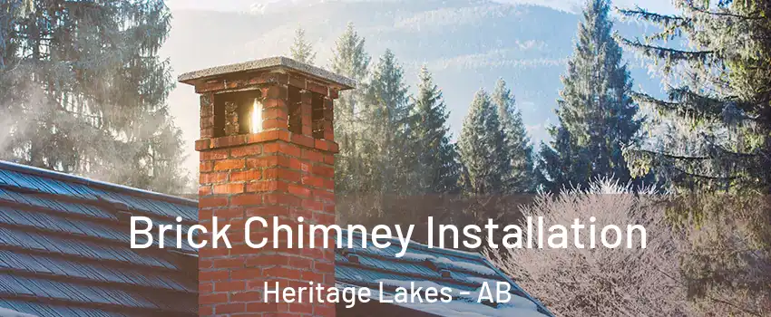  Brick Chimney Installation Heritage Lakes - AB