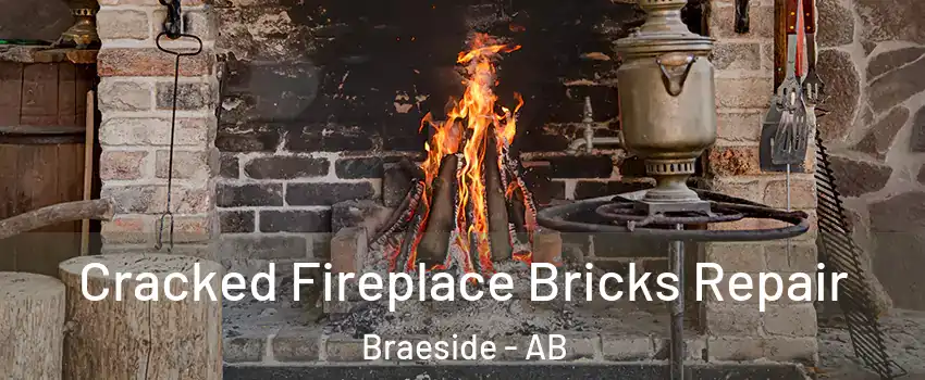  Cracked Fireplace Bricks Repair Braeside - AB