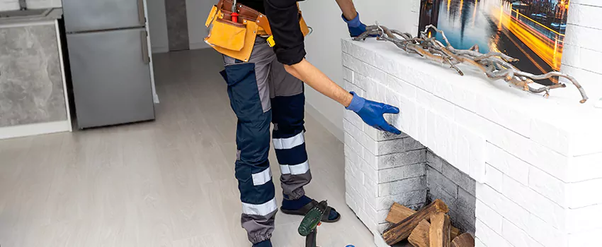 Outdoor Fireplace Restoration in St Albert, Alberta