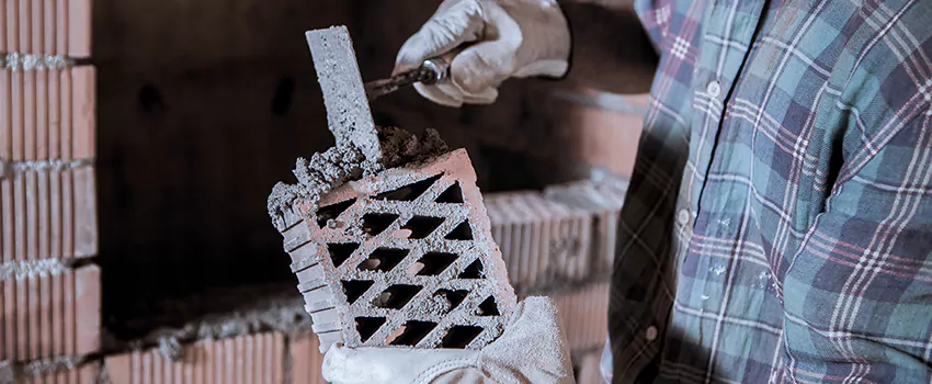 Repairing Damaged Fireplace Tiles in St Albert, Alberta