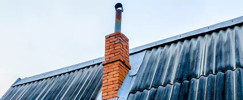 Aluminium Chimney Flashing Repair in St Albert, AB