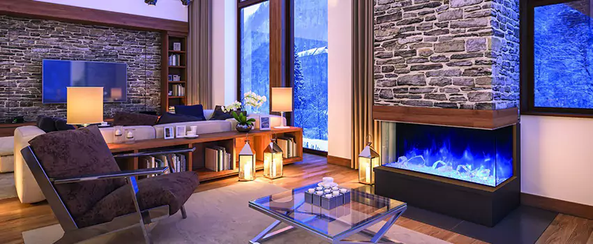 Dynamic Flame Color Fireplace Installation in St Albert, AB