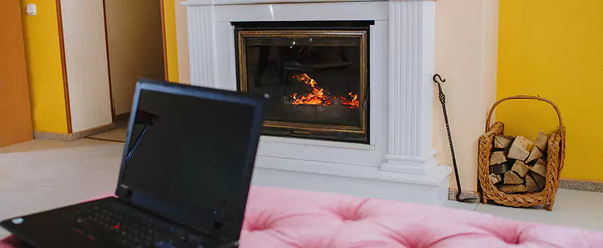 Valor Outdoor Gas Fireplace in St Albert, Alberta