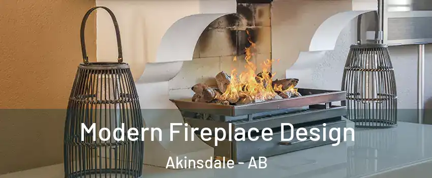  Modern Fireplace Design Akinsdale - AB