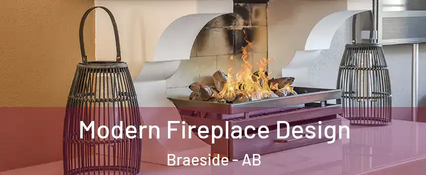  Modern Fireplace Design Braeside - AB