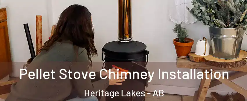  Pellet Stove Chimney Installation Heritage Lakes - AB