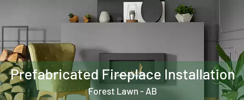  Prefabricated Fireplace Installation Forest Lawn - AB